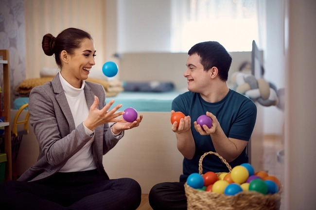 אוטיסט בעת ריפוי ועיסוק